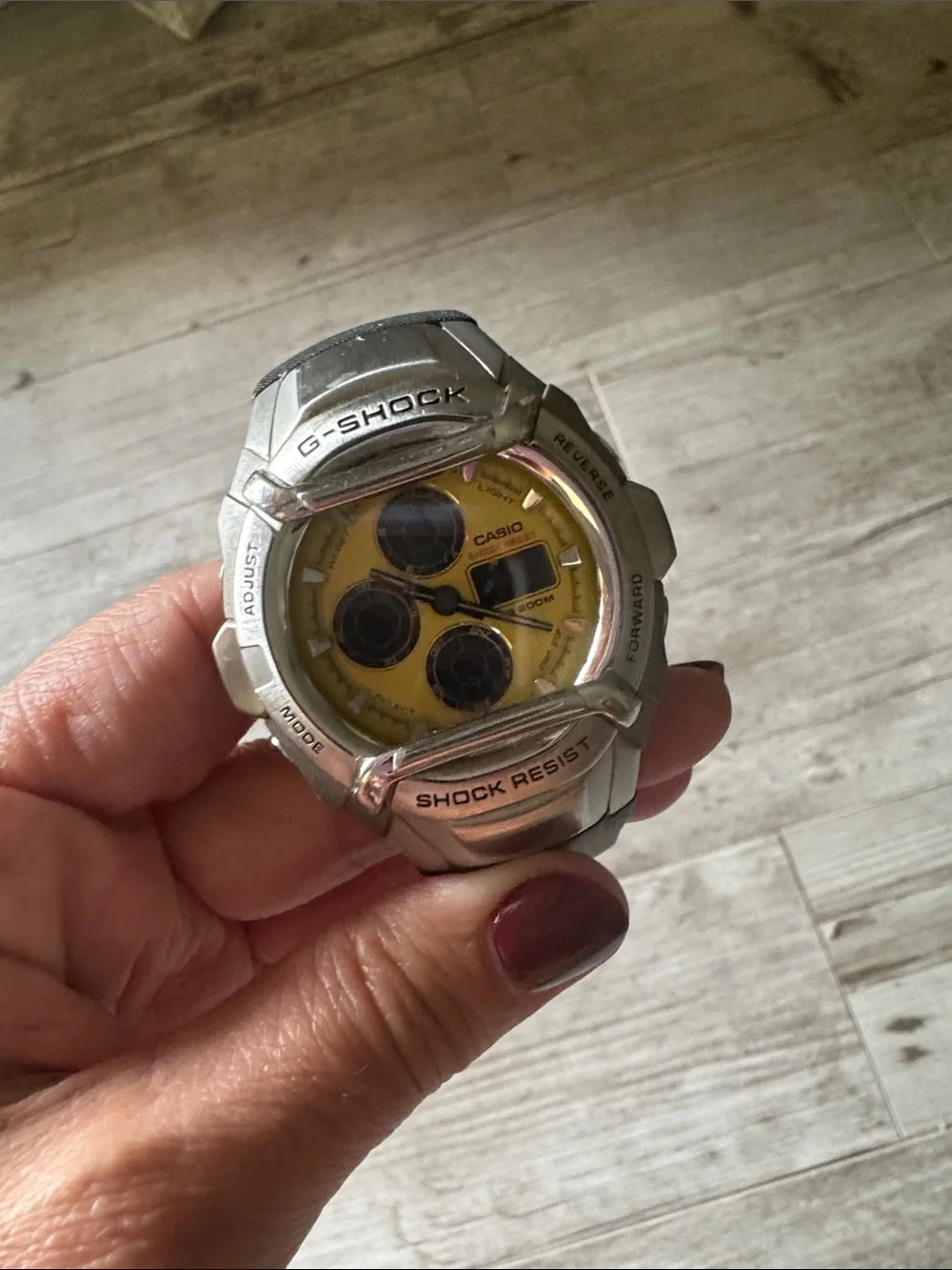 G-Shock Triple Watch Set – White, Black & Yellow Accents